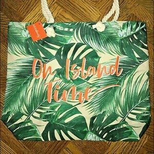 Palm Leafs Beach Bag from ulta